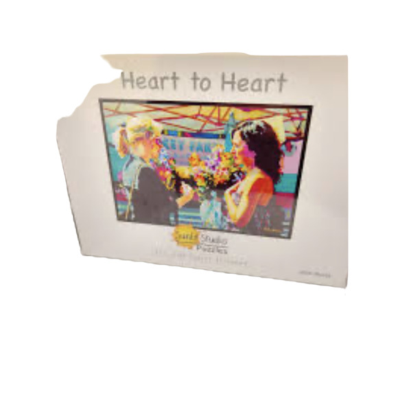 Sunlit Studio Heart to Heart Puzzle 1000 piece 29 x20 +Poster NEW - Picture 3 of 4